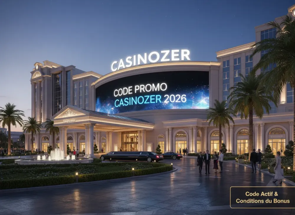 Code promo Casinozer 2026 – code actif et conditions du bonus