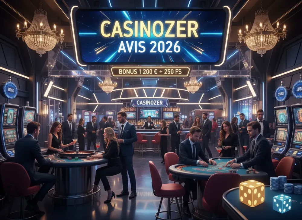 Casinozer avis 2026 | Bonus 1 200 € + 250 FS