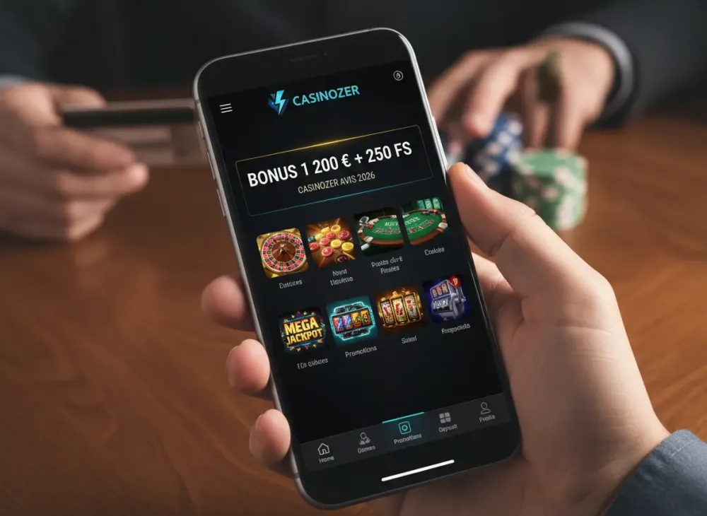 Casinozer avis 2026 | Bonus 1 200 € + 250 FS