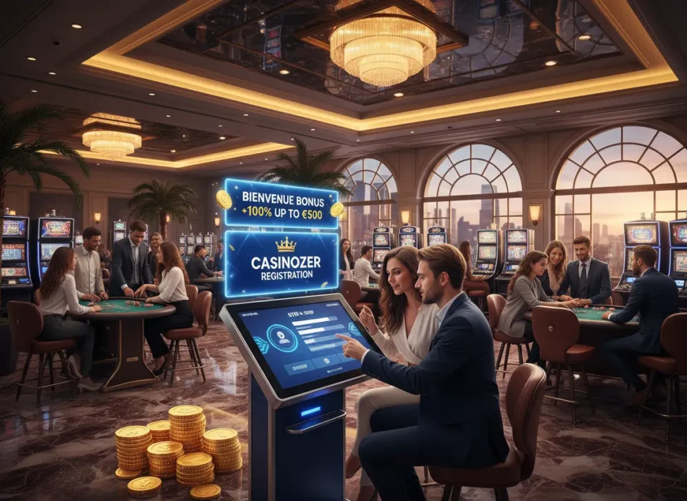 Casinozer inscription pas à pas + bonus de bienvenue